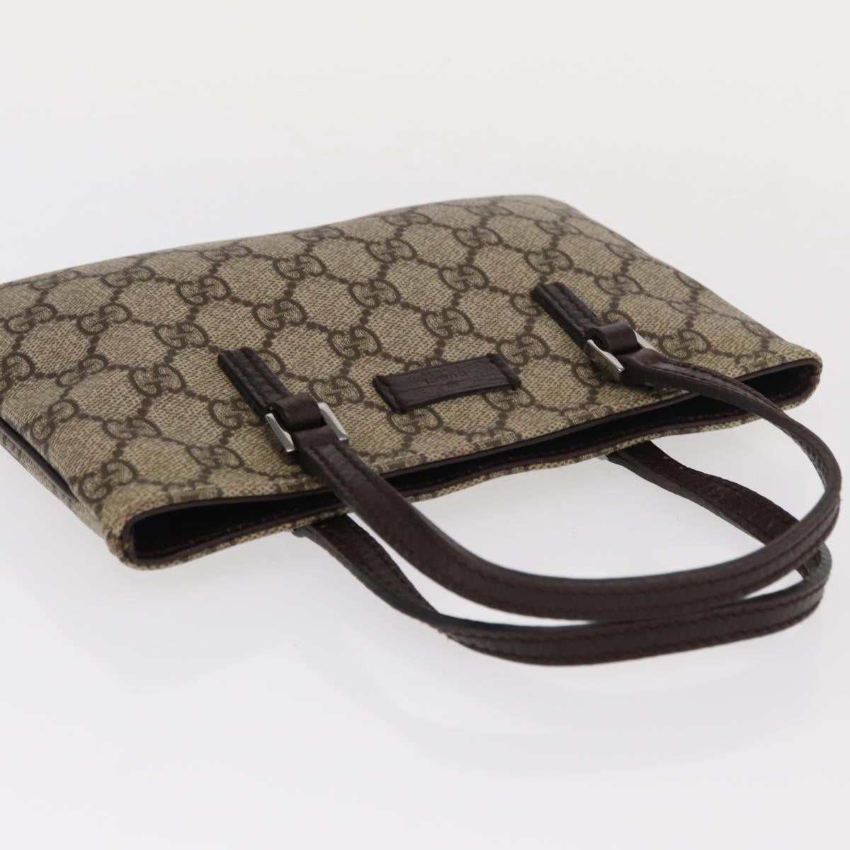 Gucci Vintage Handbag Canvas, BEIGE, PVC, Handbag