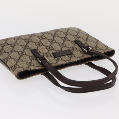 Gucci Vintage Handbag Canvas, BEIGE, PVC, Handbag