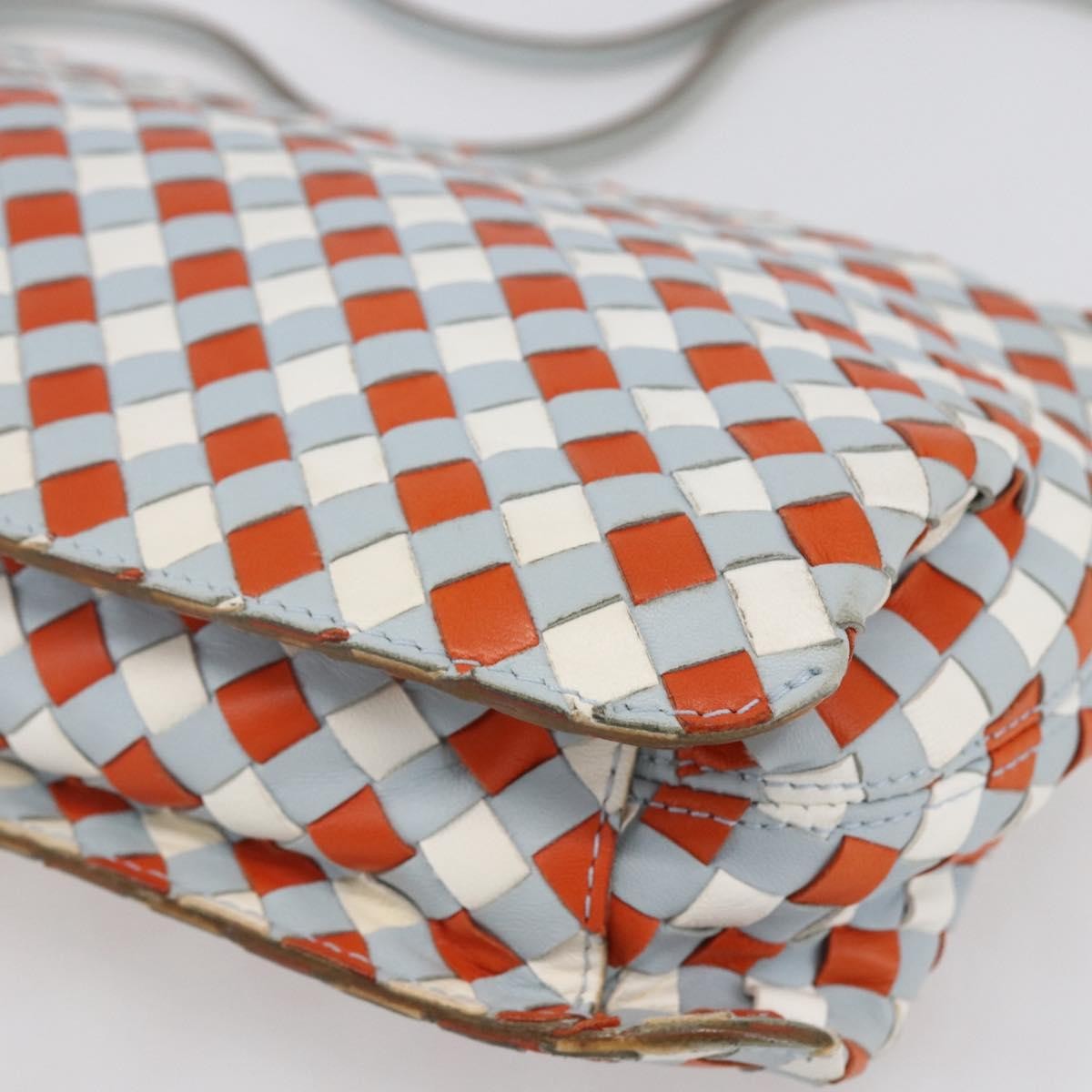 Bottega Veneta Vintage Shoulder Bag Intrecciato Leather, MULTICOLOUR, LEATHER, Shoulder bag