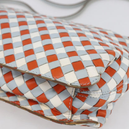 Bottega Veneta Vintage Shoulder Bag Intrecciato Leather, MULTICOLOUR, LEATHER, Shoulder bag