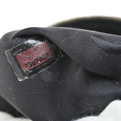 Chanel Vintage Wood Chain CC Shoulder Bag Caviar, BLACK, LEATHER, Shoulder bag