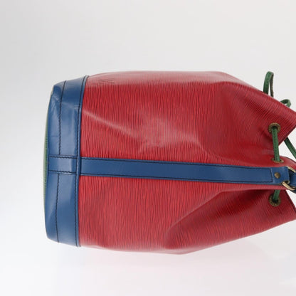 Louis Vuitton Tricolor Noe Handbag Epi Leather, RED, LEATHER, Shoulder bag