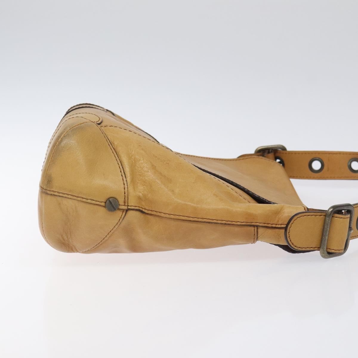 Chloe Vintage Flap shoulder bag Leather, BROWN, LEATHER, Shoulder bag