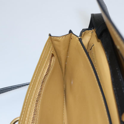 Burberry D-Ring Shoulder Bag Leather, BLACK, LEATHER, Shoulder bag