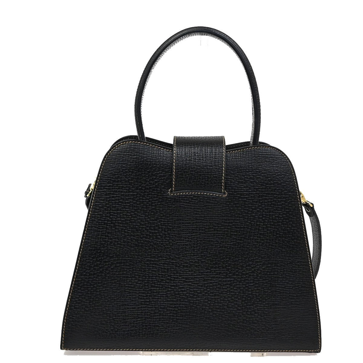 Loewe Turn Lock Leather, BLACK, LEATHER, Handbag