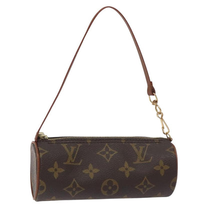 Louis Vuitton Papillon Pochette Monogram Canvas, BROWN, CANVAS, Clutche & pouche