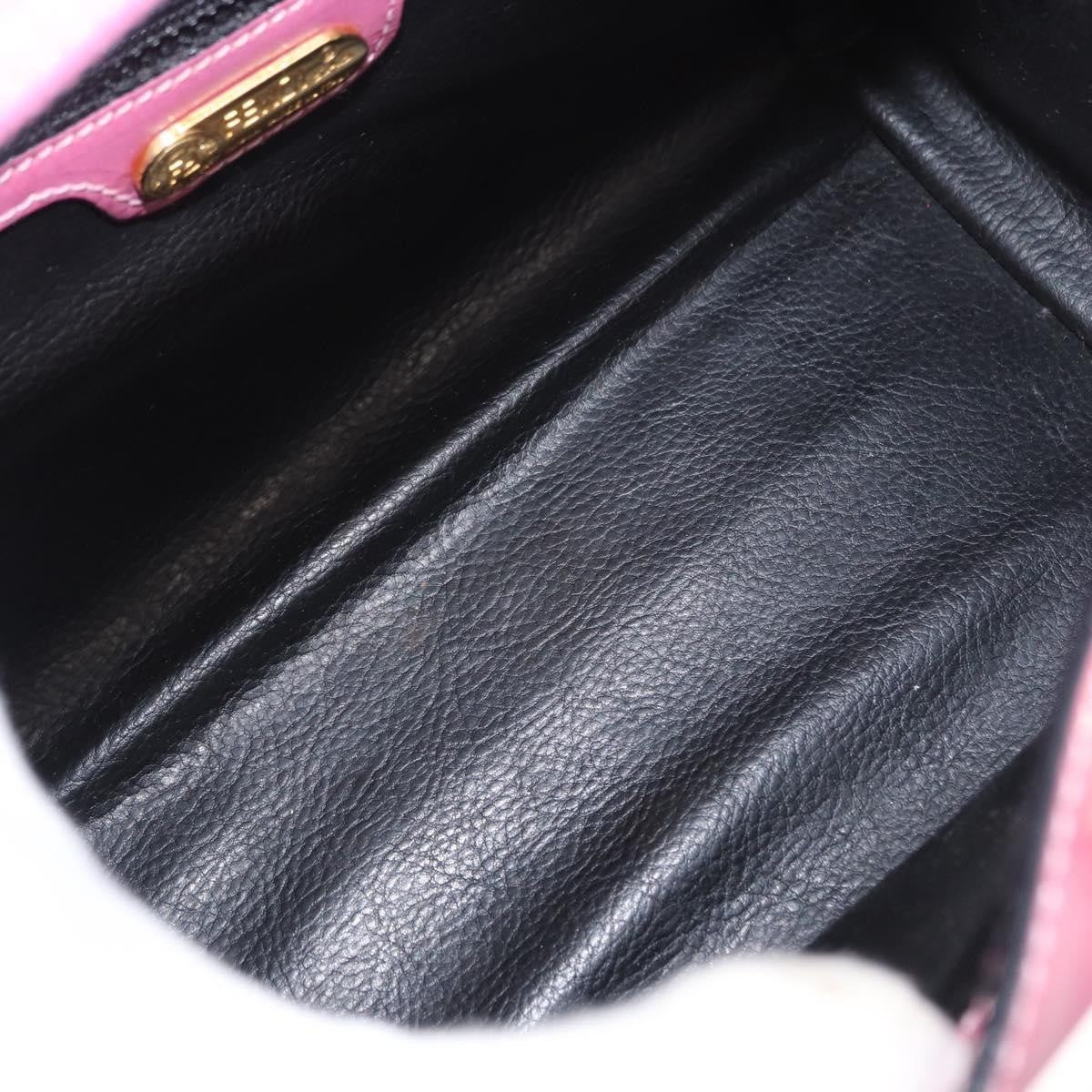 Fendi Vintage Top Handle Bag Leather, PINK, LEATHER, Handbag