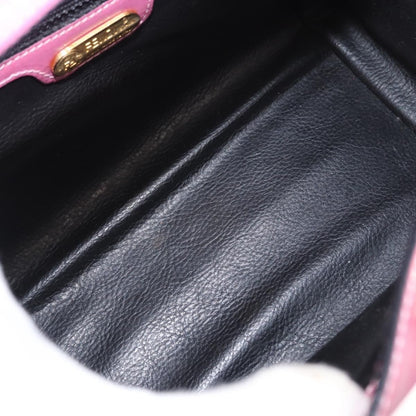 Fendi Vintage Top Handle Bag Leather, PINK, LEATHER, Handbag