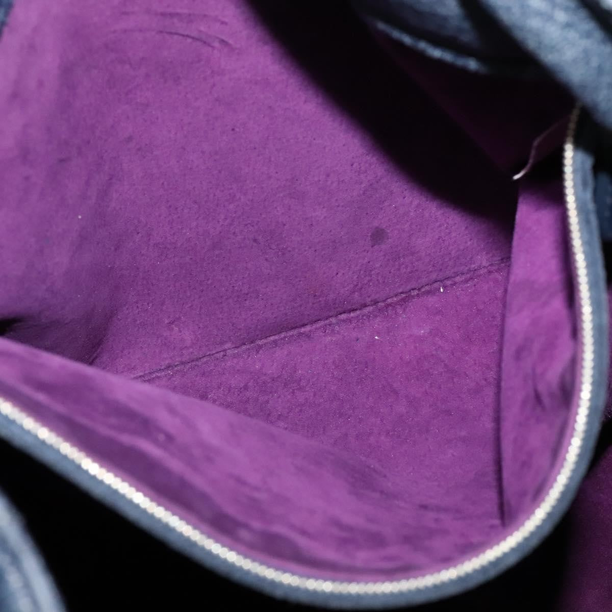 Bottega Veneta Open Hobo Cervo with Intrecciato Detail, NAVY, LEATHER, Shoulder bag