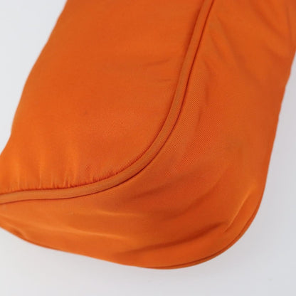 Prada Pochette Shoulder Bag Tessuto, ORANGE, NYLON, Clutche & pouche