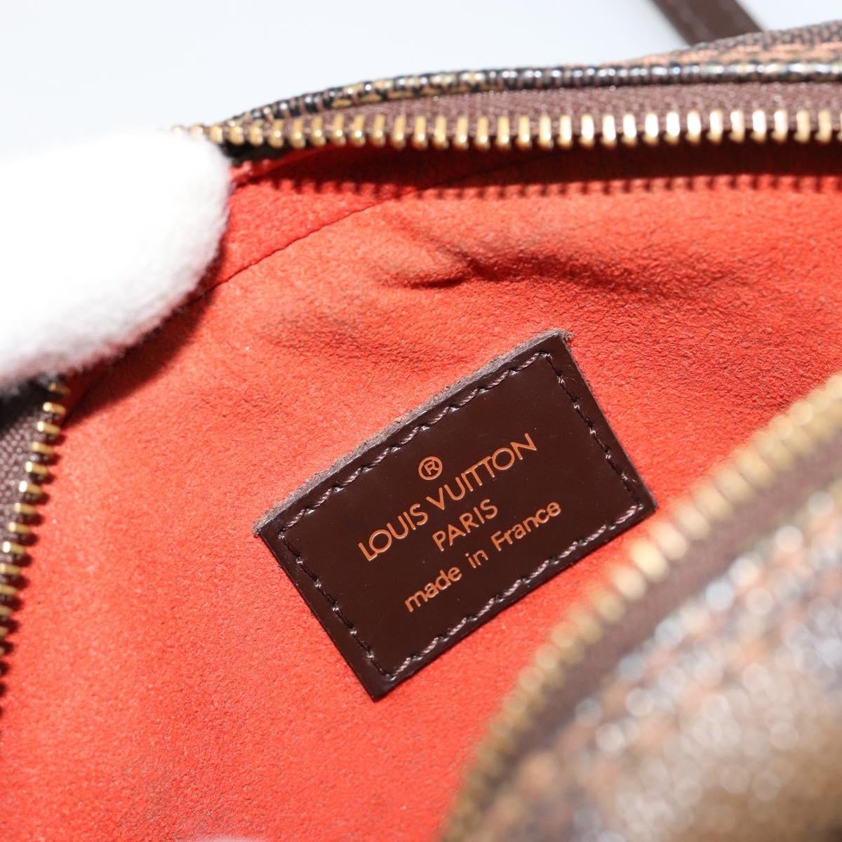 Louis Vuitton Ipanema Pochette Damier, Brown, Canvas, Clutch
