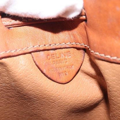 Celine Vintage Shoulder Bag Canvas, BROWN, CANVAS, Shoulder bag