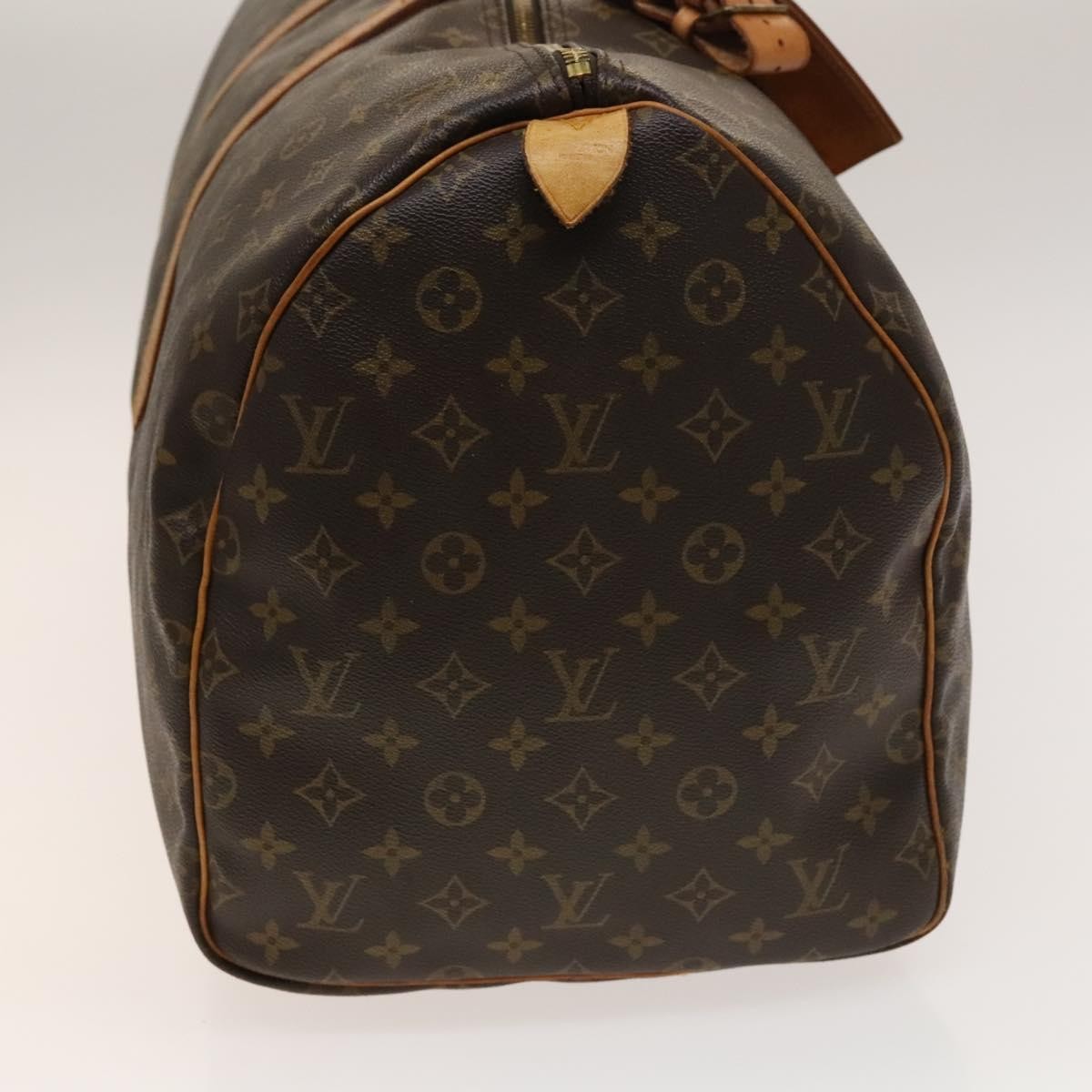 Louis Vuitton Keepall Bag Monogram Canvas, BROWN, CANVAS, Travel bag