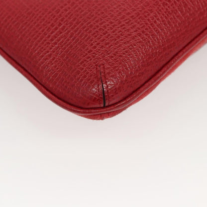 Loewe Anagram Shoulder Bag Leather, RED, SUEDE, Shoulder bag