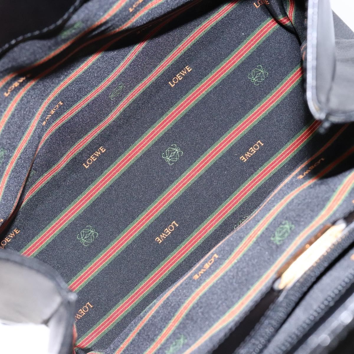 Loewe Vintage Velazquez Top Handle Bag Leather, BLACK, LEATHER, Handbag