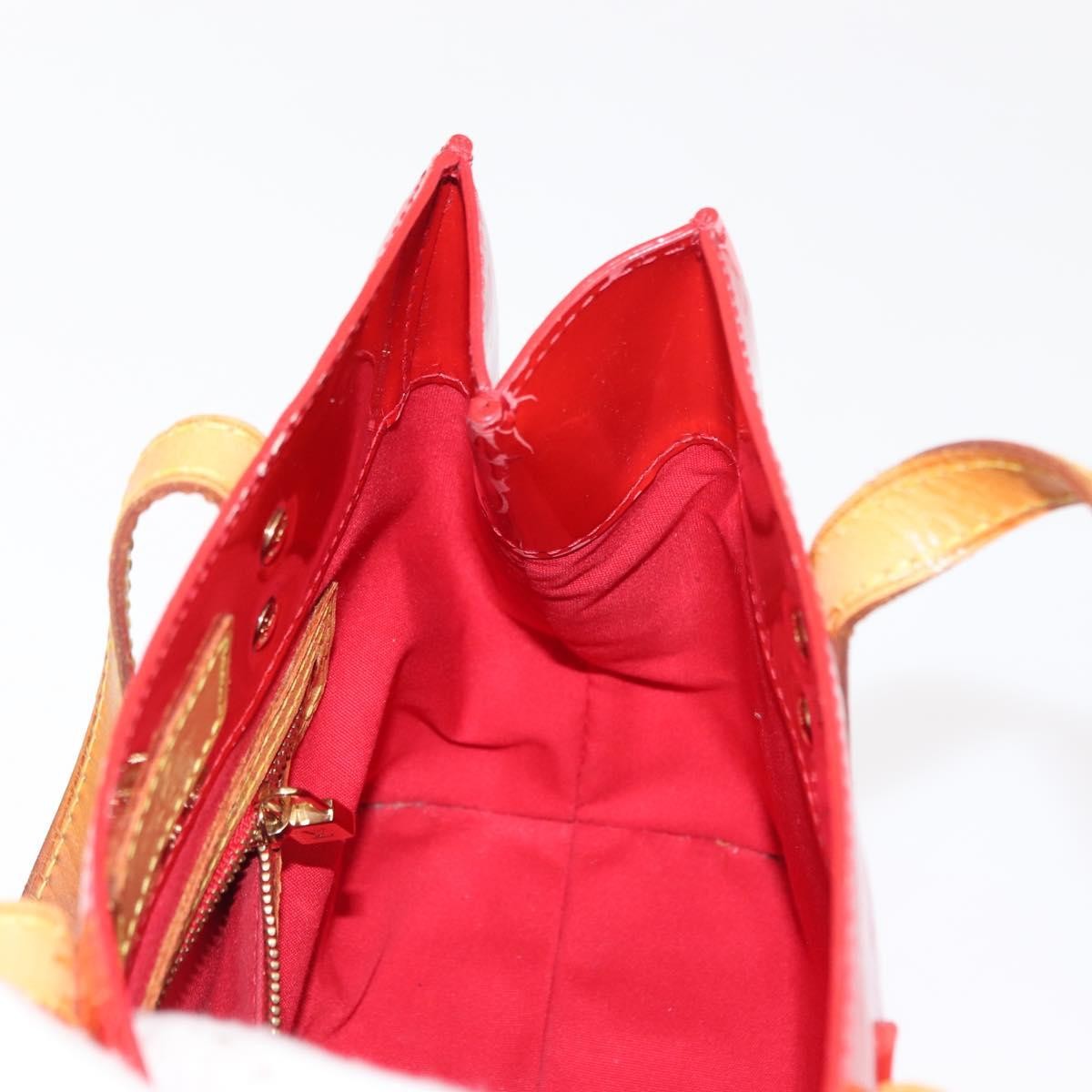 Louis Vuitton Reade Handbag Monogram Vernis, RED, PATENT_LEATHER, Handbag