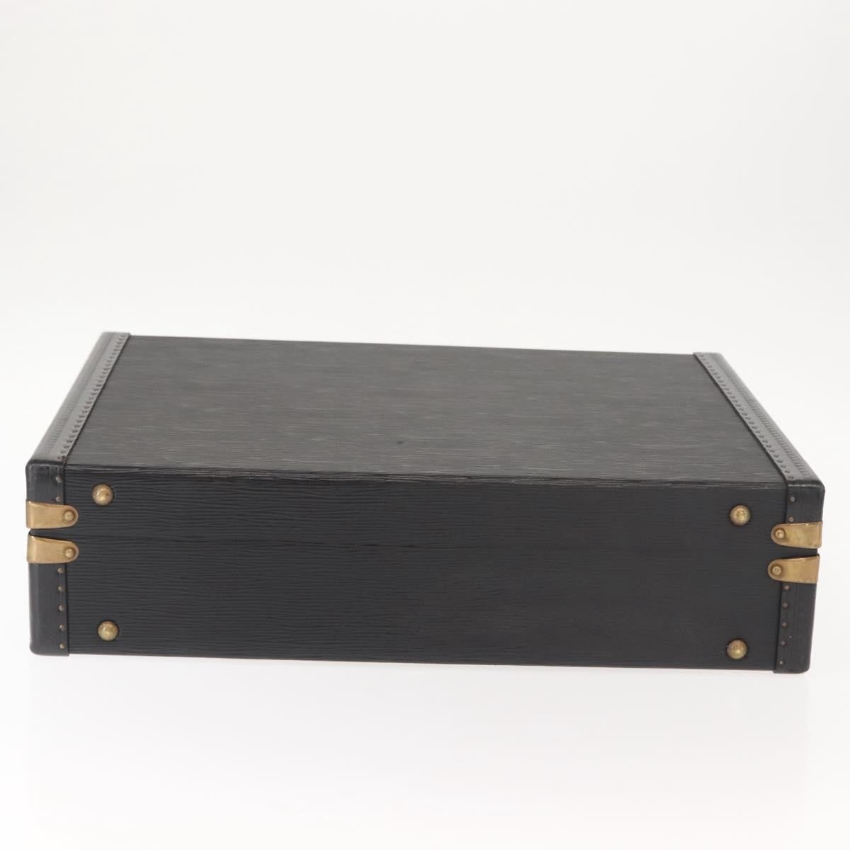 Louis Vuitton President Classeur Briefcase Epi Leather, BLACK, LEATHER, Briefcase