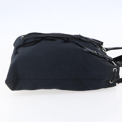 Saint Laurent Kahala Drawstring Tote Canvas, BLACK, CANVAS, Tote bag