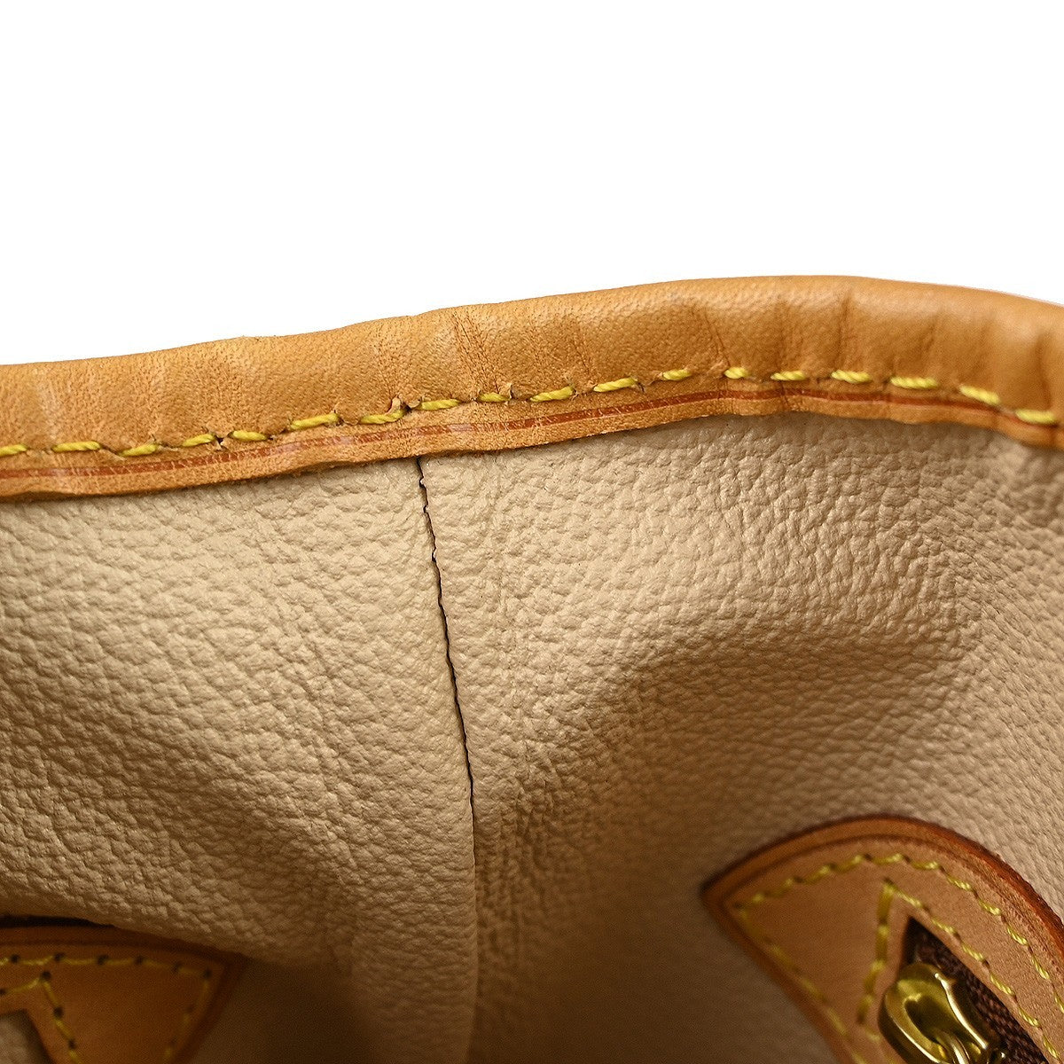 Louis Vuitton Petit Bucket Bag Monogram Canvas, Brown, Canvas, Tote Bag