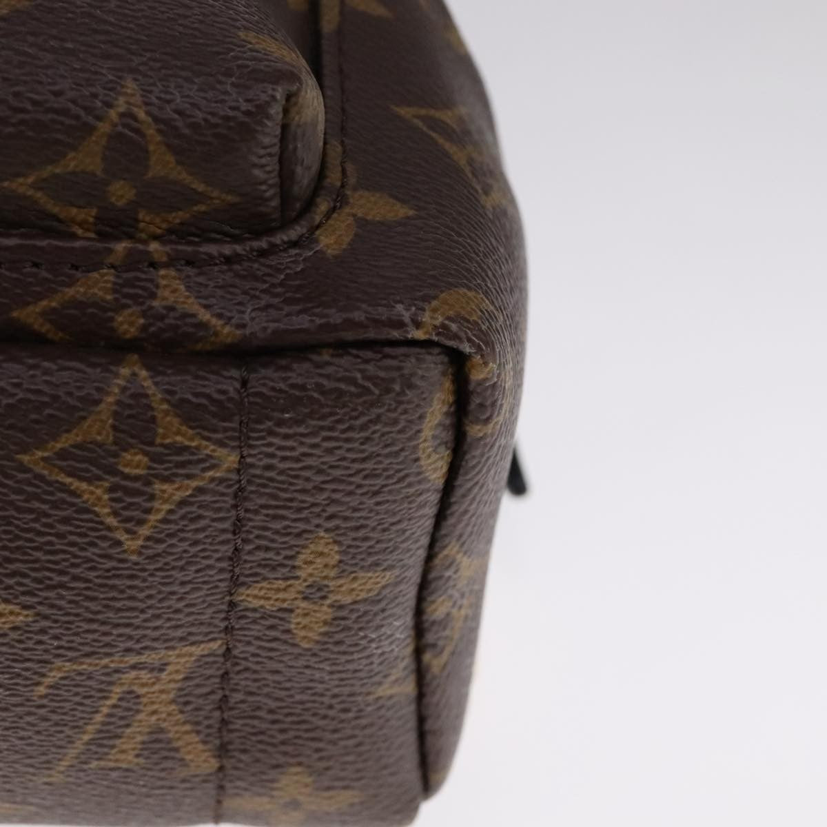 Louis Vuitton Palm Springs Backpack Monogram Canvas, BROWN, CANVAS, Backpack