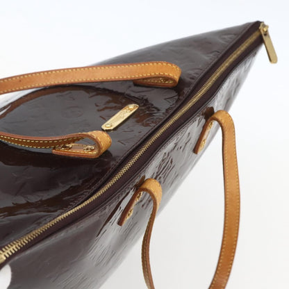 Louis Vuitton Bellevue Handbag Monogram Vernis, BURGUNDY, PATENT_LEATHER, Tote bag