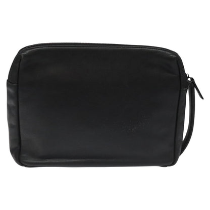 Balenciaga Vintage Pouch Leather, BLACK, LEATHER, Clutche & pouche