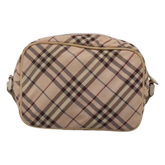 Burberry Nova Check Blue Label Nylon, PINK, NYLON, Shoulder bag