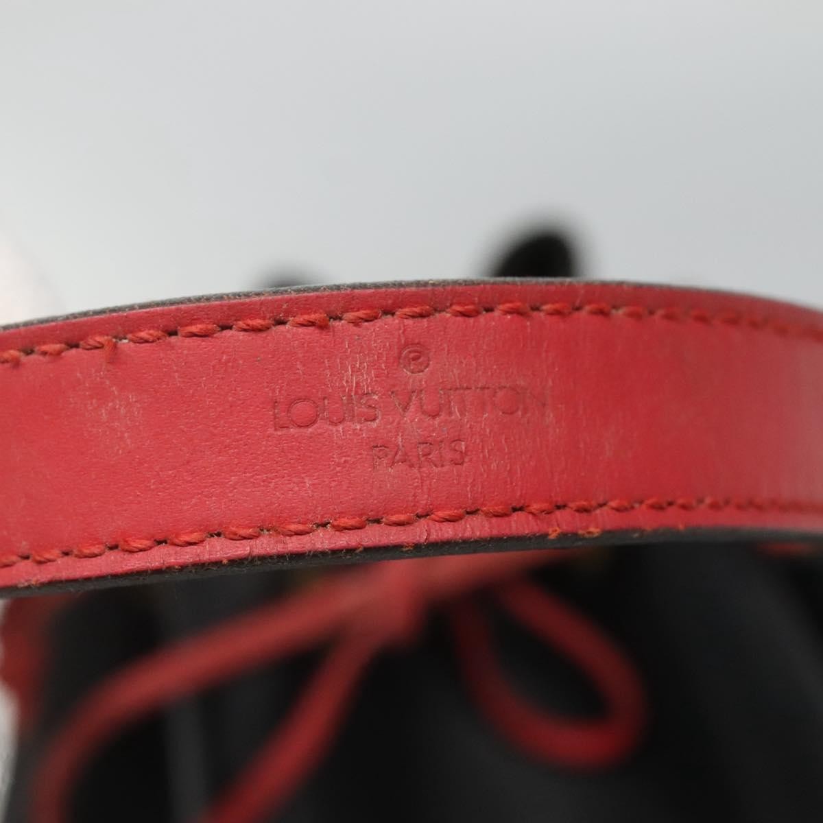 Louis Vuitton Bicolor Noe Handbag Epi Leather, BLACK, LEATHER, Handbag