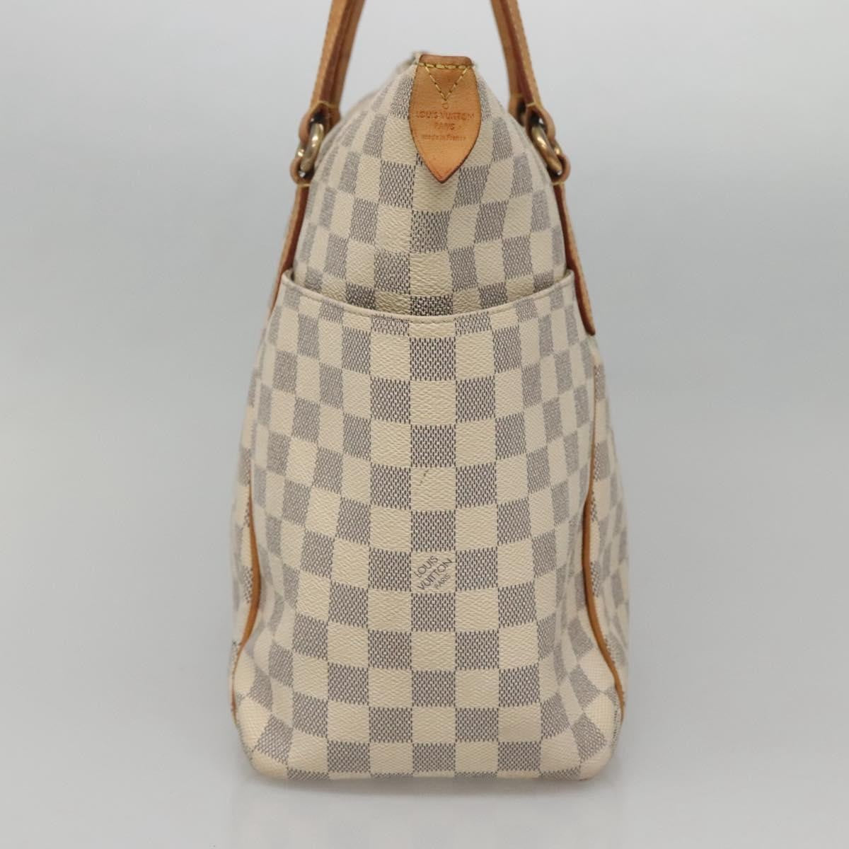 Louis Vuitton Totally Handbag Damier, WHITE, CANVAS, Tote bag