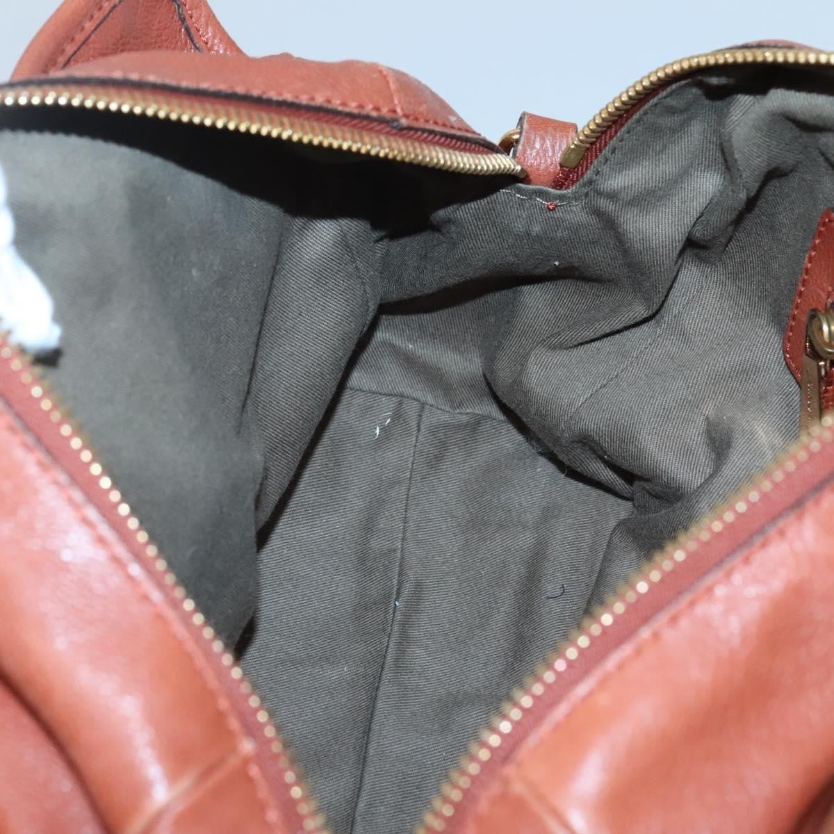 Chloe Elsie Satchel Leather, BROWN, LEATHER, Handbag