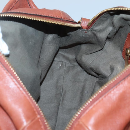 Chloe Elsie Satchel Leather, BROWN, LEATHER, Handbag