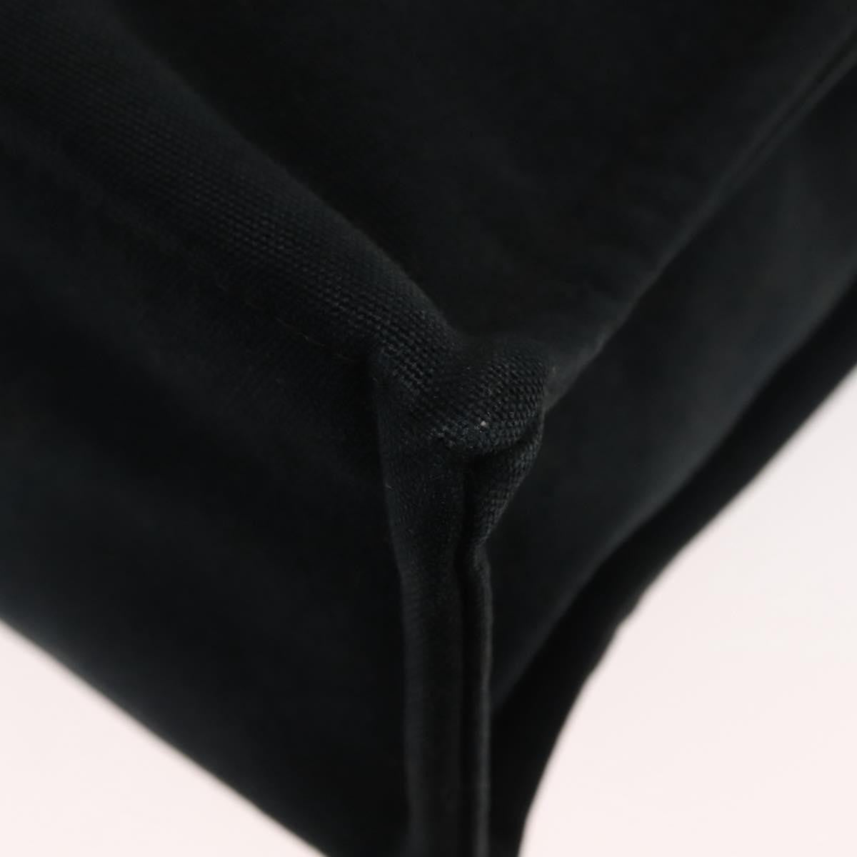 Hermes Fourre Tout Tote Canvas, BLACK, CANVAS, Tote bag