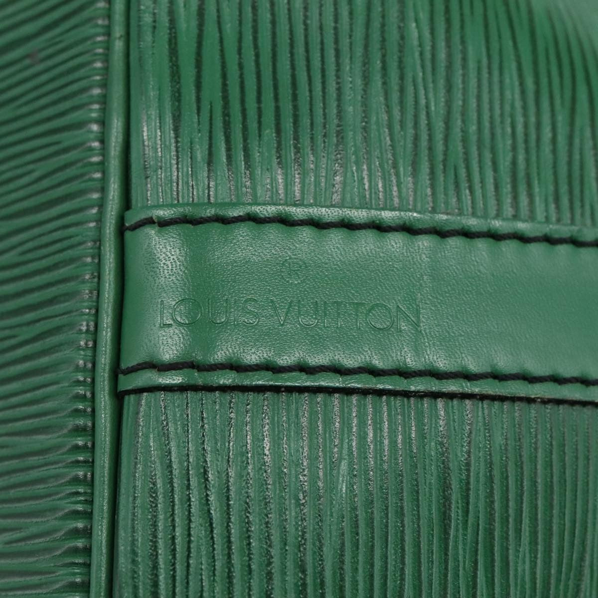 Louis Vuitton Petit Noe Handbag Epi Leather, GREEN, LEATHER, Shoulder bag