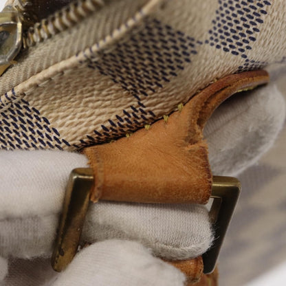 Louis Vuitton Bosphore Pochette Damier, WHITE, CANVAS, Shoulder bag