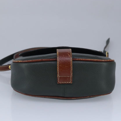 Bally Vintage Shoulder Bag Leather, Green, Leather, Shoulder Bag
