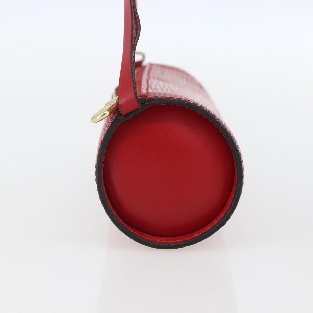 Louis Vuitton Soufflot Pochette Epi Leather, RED, LEATHER, Clutche & pouche
