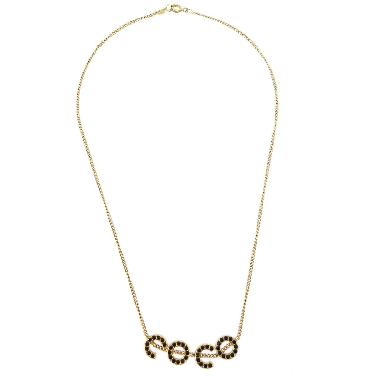 Chanel Coco Long Necklace Gold-plated, GOLD, GOLD_PLATED, Necklace