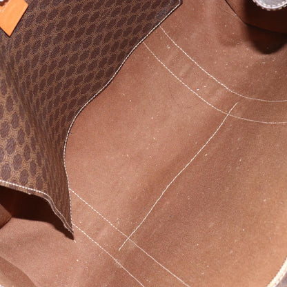 Celine Vintage Macadam Tote bag Canvas, BROWN, CANVAS, Tote bag