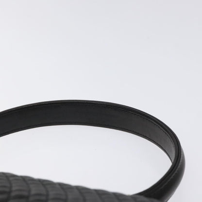 Bally Vintage Handbag Quilted Leather, BLACK, LEATHER, Handbag