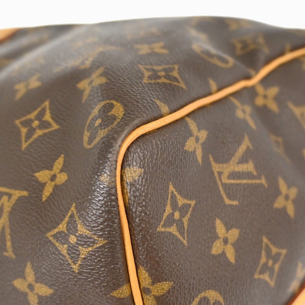 Louis Vuitton Keepall Bandouliere Bag Monogram Canvas, BROWN, CANVAS, Travel bag