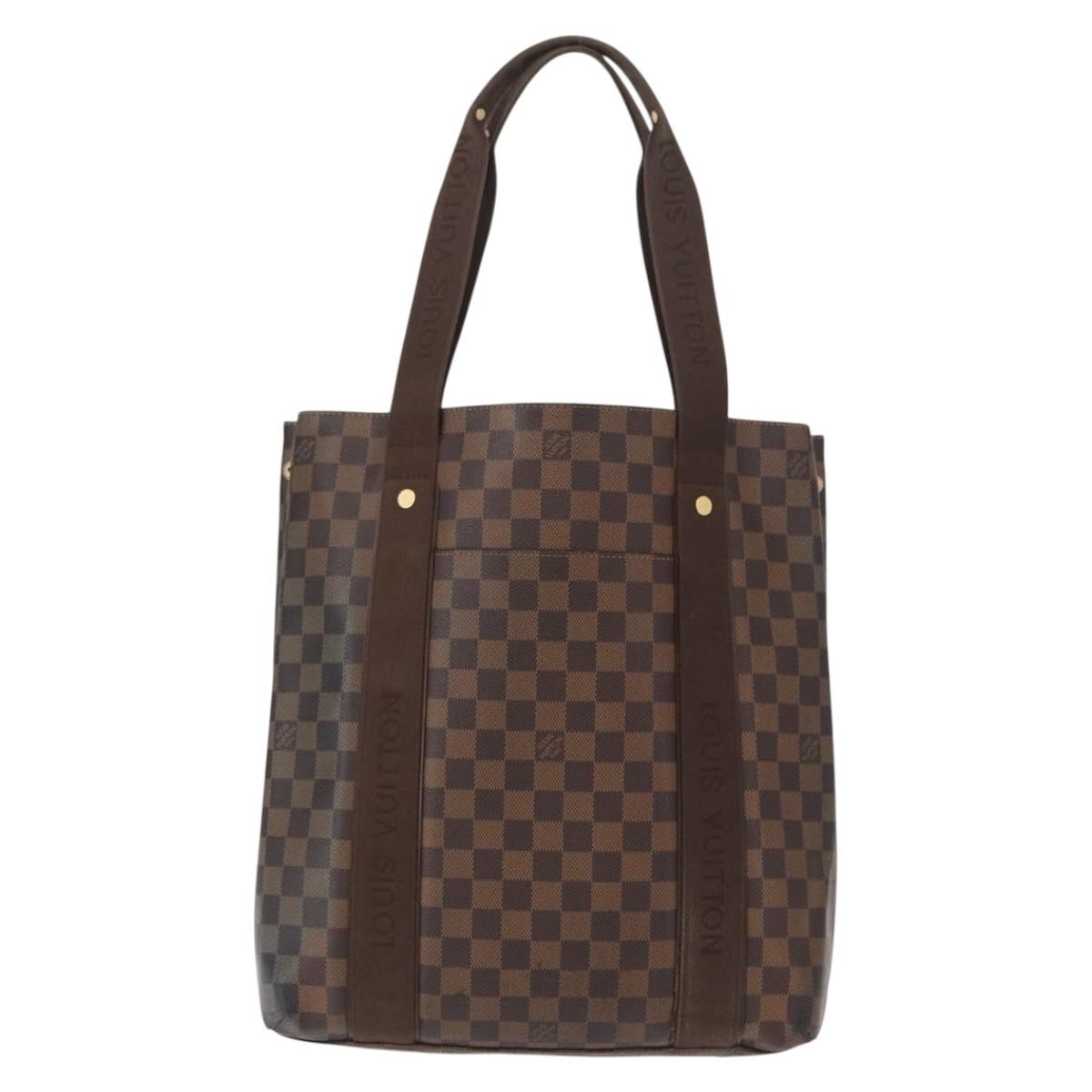Louis Vuitton Cabas Beaubourg Damier, BROWN, CANVAS, Tote bag