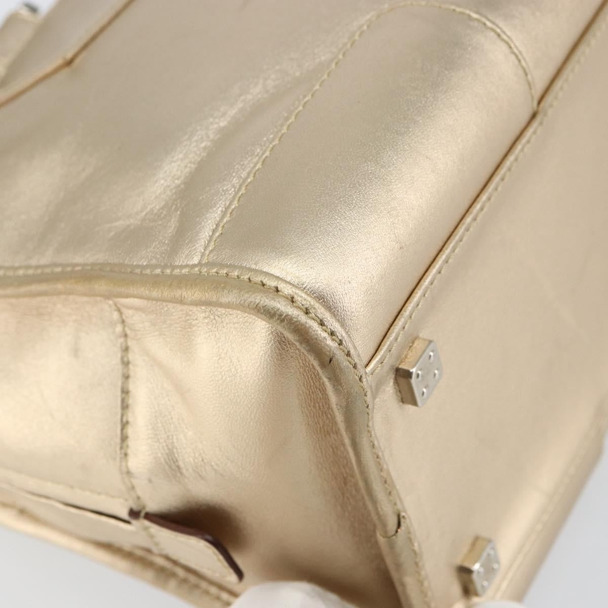 Loewe Amazona Bag Leather, GOLD, LEATHER, Handbag