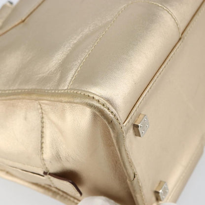 Loewe Amazona Bag Leather, GOLD, LEATHER, Handbag