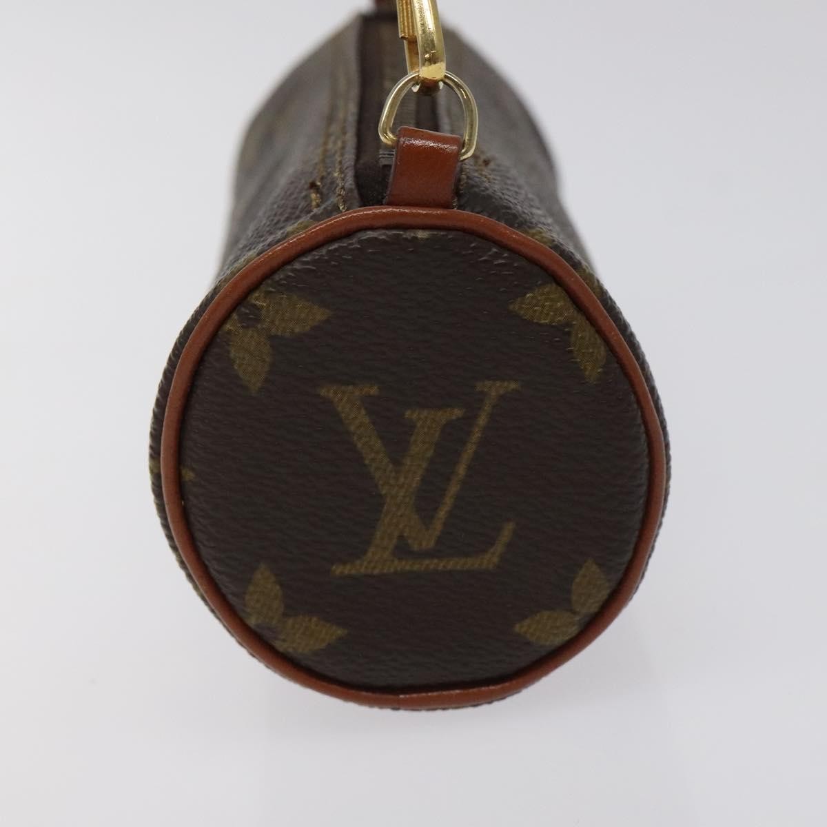 Louis Vuitton Papillon Pochette Monogram Canvas, BROWN, CANVAS, Clutche & pouche