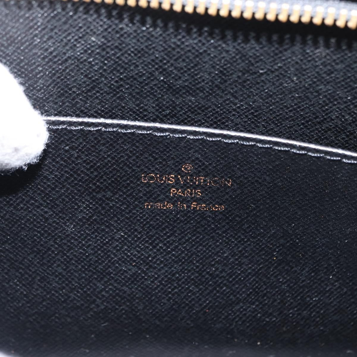 Louis Vuitton Pochette Homme Epi Leather, BLACK, LEATHER, Clutche & pouche