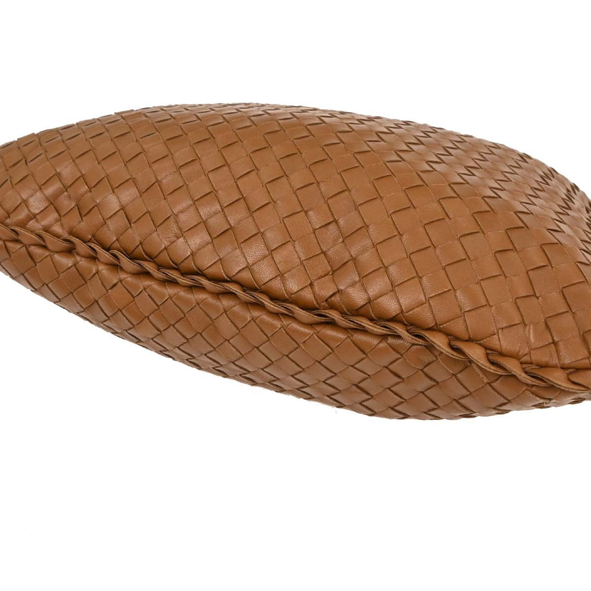 Bottega Veneta Veneta Hobo Intrecciato Nappa, BROWN, LEATHER, Handbag