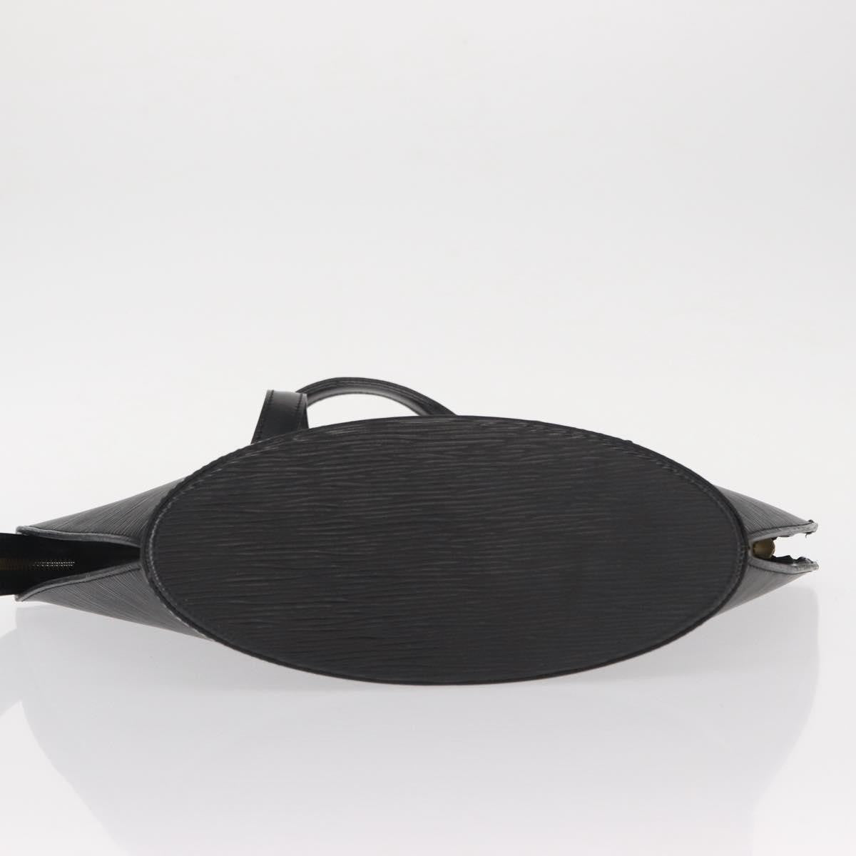 Louis Vuitton Saint Jacques Handbag Epi Leather, BLACK, LEATHER, Handbag