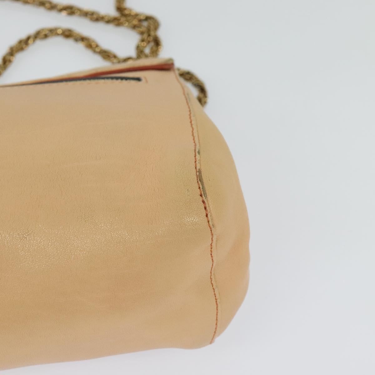 Chloe Vintage Flap shoulder bag Leather, BEIGE, LEATHER, Shoulder bag