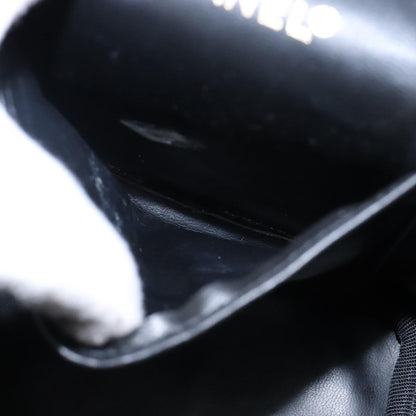 Chanel Vintage Timeless Cosmetic Case Caviar, BLACK, LEATHER, Toiletry Case