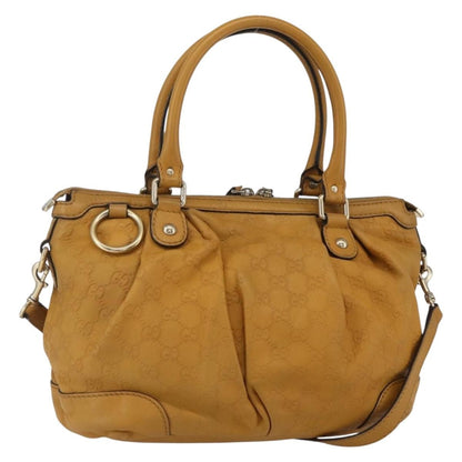 Gucci Sukey Top Handle Satchel Guccissima Leather, BROWN, LEATHER, Handbag